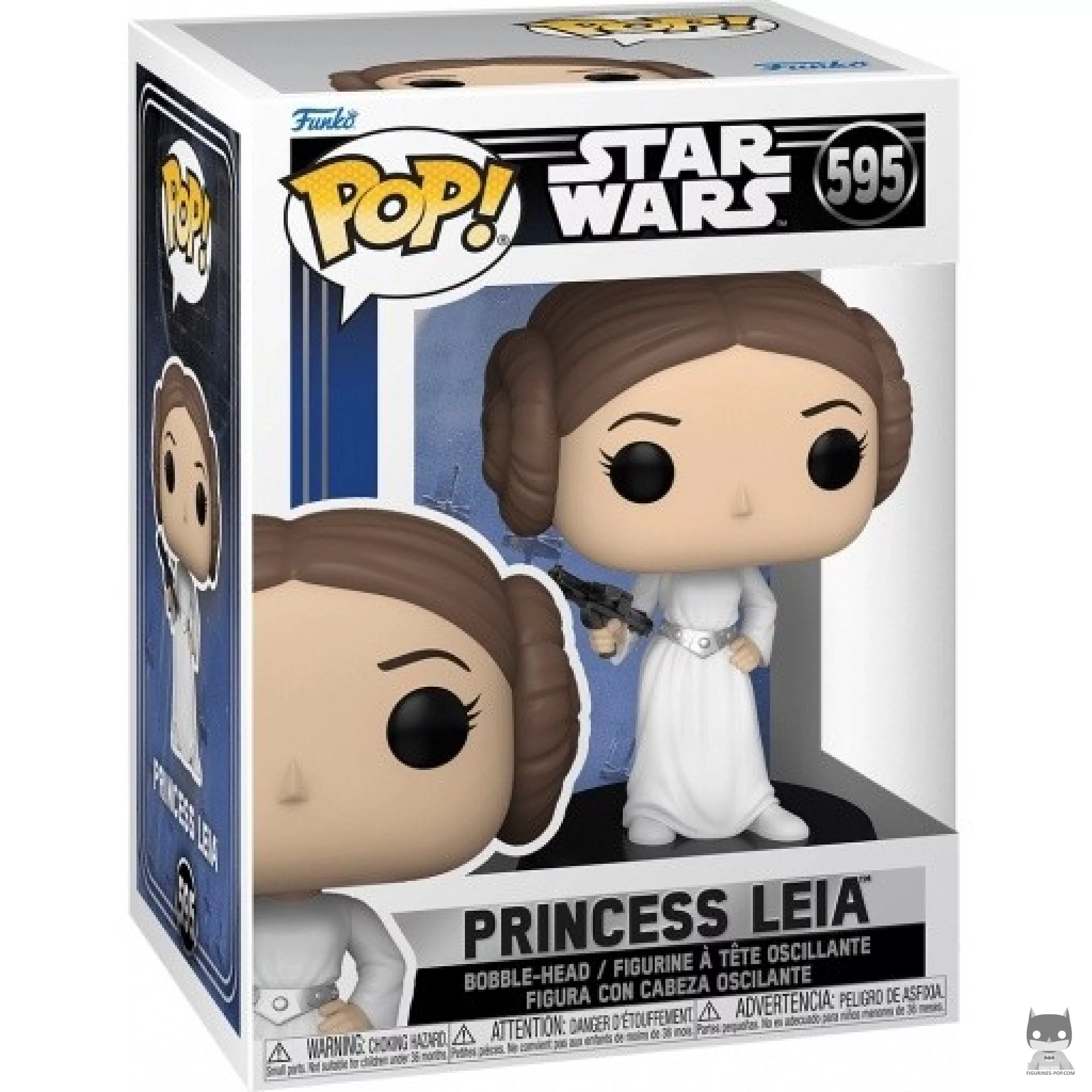 Figurine Funko POP Princesse Leia avec boîte