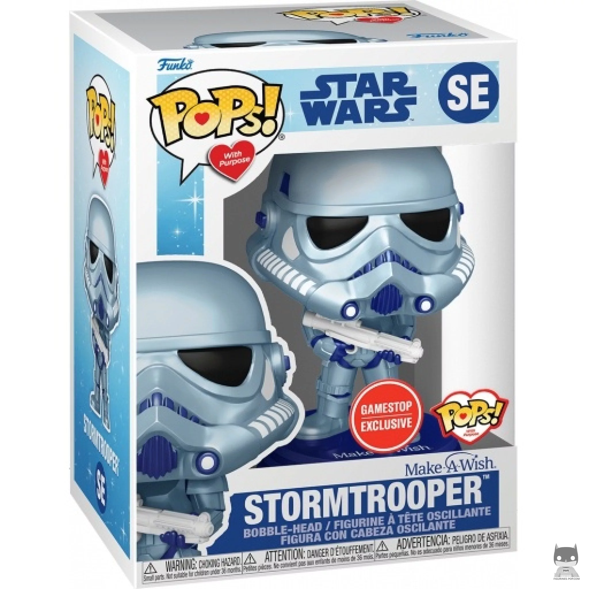 Figurine Funko POP Stormtrooper (Metallic) avec boîte