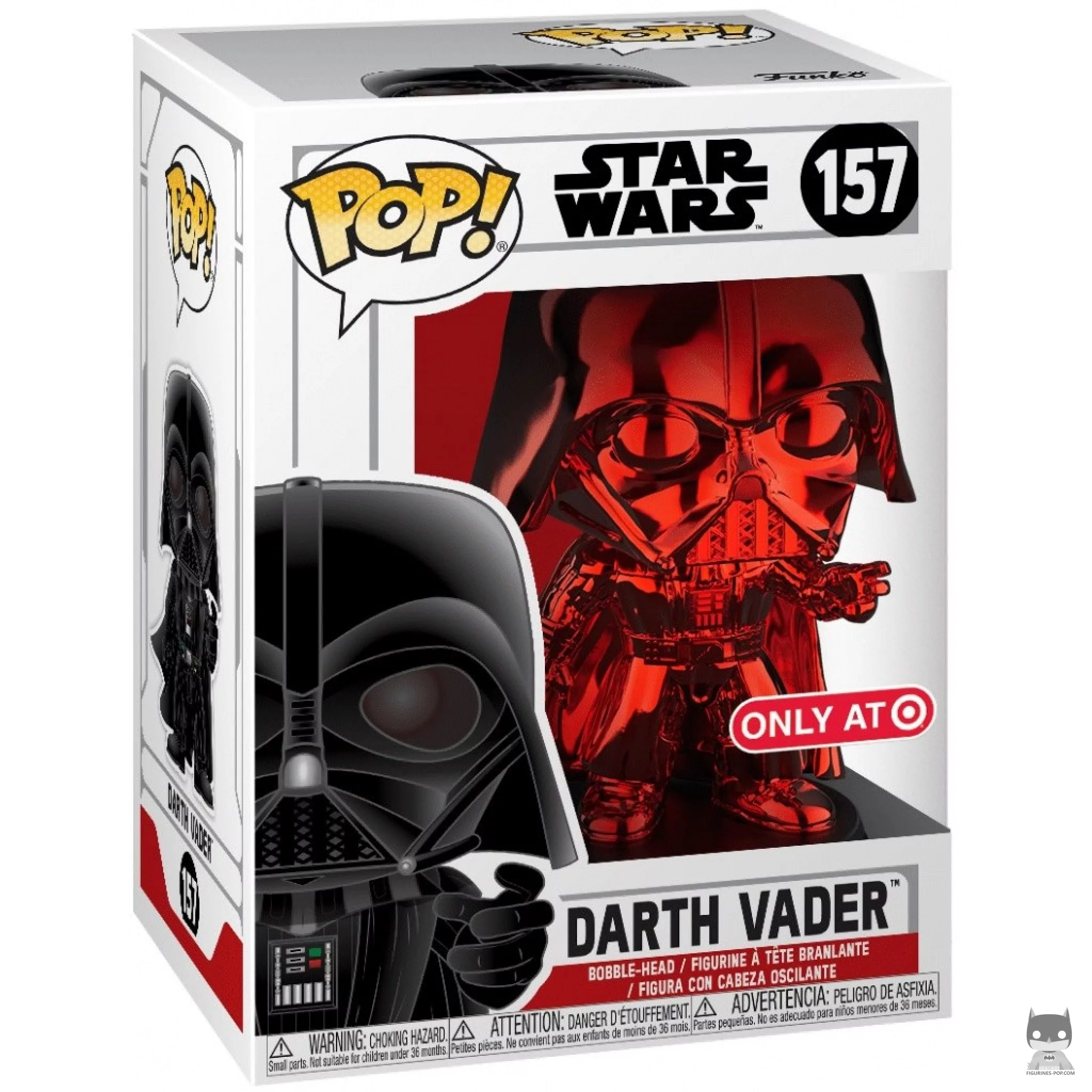 Figurine Funko POP Dark Vador (Rouge) avec boîte