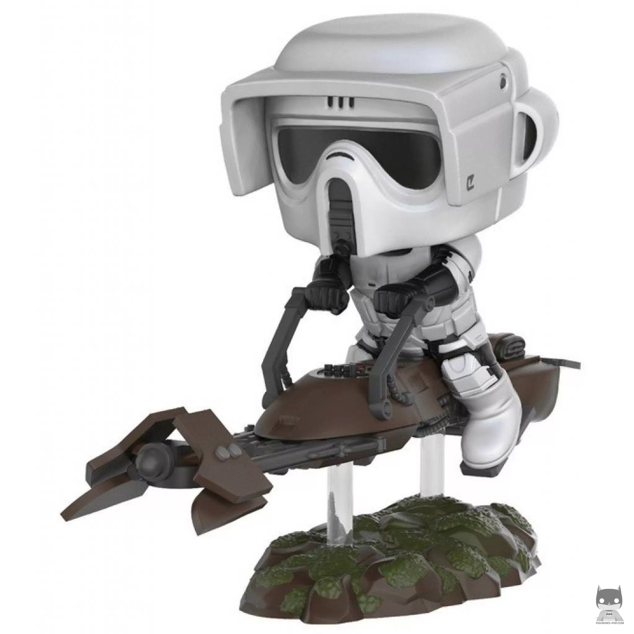 Figurine Funko POP Scout Trooper avec Speeder (Star Wars : Episode VI, Le Retour du Jedi)