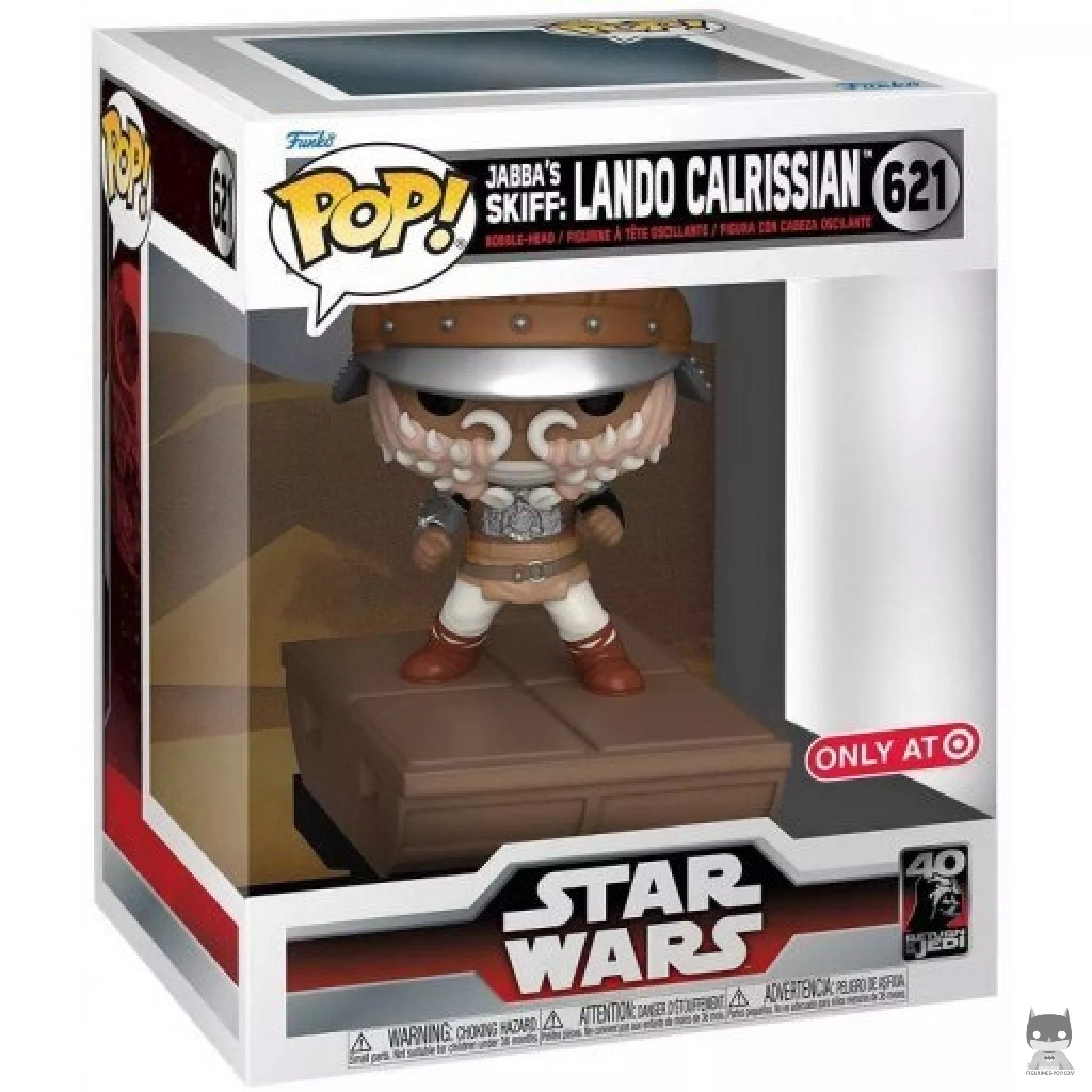Figurine Funko POP Jabba'S Skiff : Lando Calrissian avec boîte