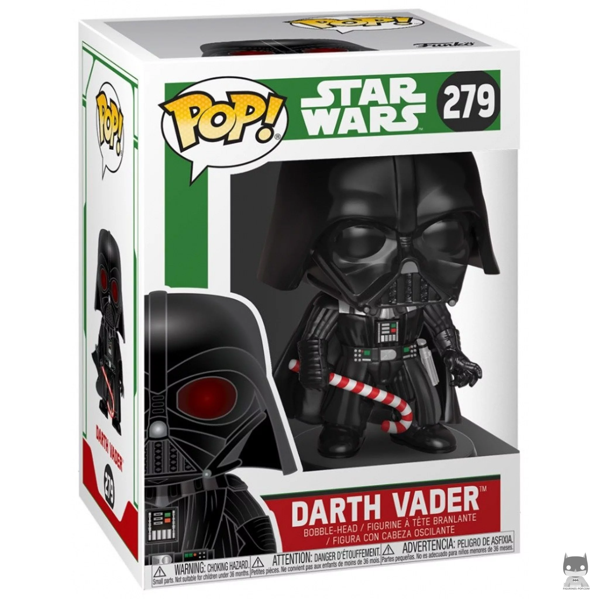 Figurine Funko POP Dark Vador avec Sucre d'Orge (Chase & Glow in the Dark) avec boîte