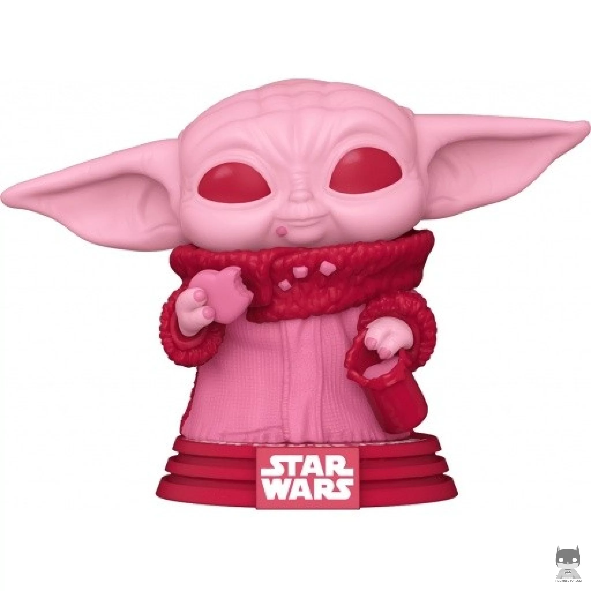 Figurine Funko POP Grogu avec Cookies (Rose) (Star Wars (Saint Valentin))
