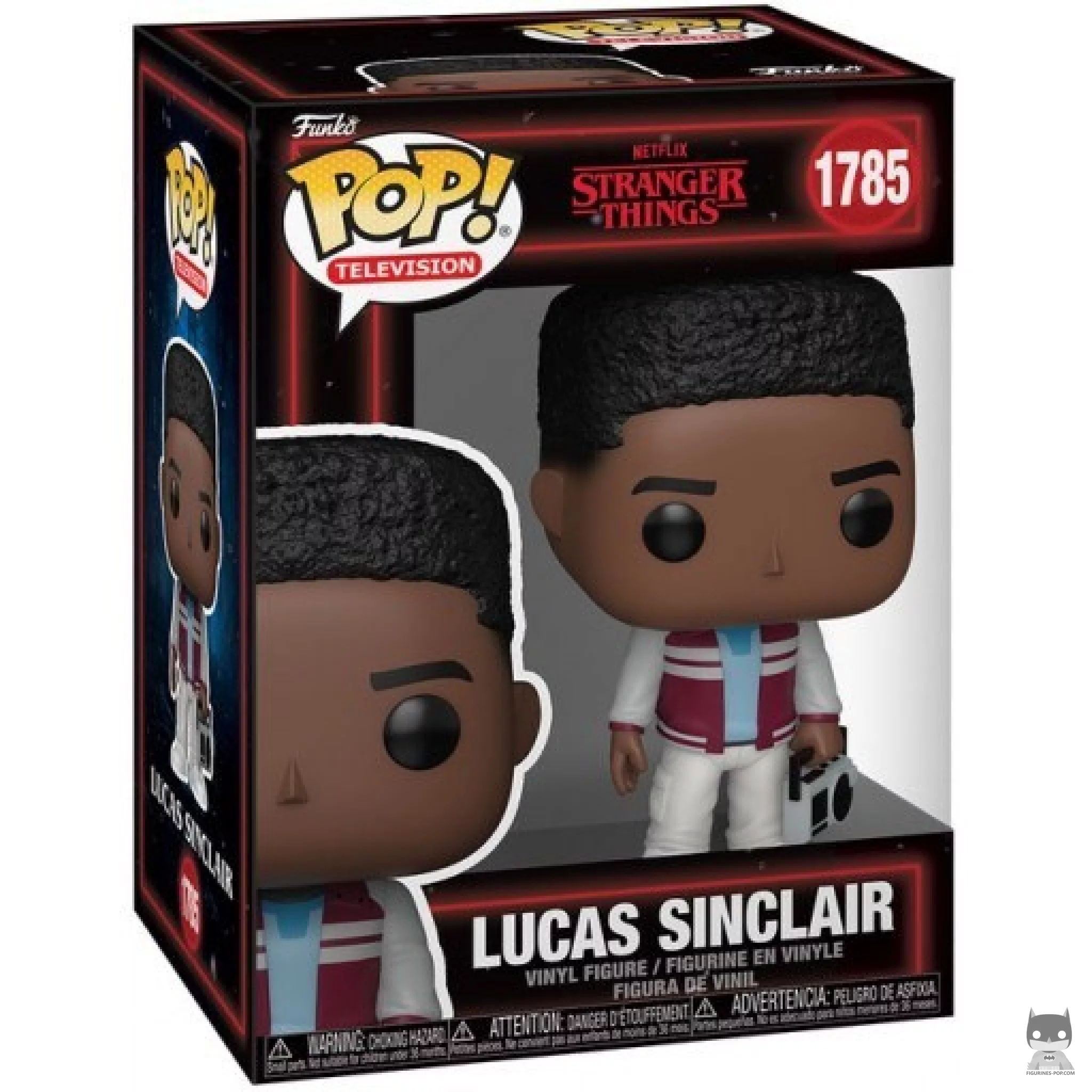 Figurine Funko POP Lucas Sinclair avec Chaîne Stéréo avec boîte
