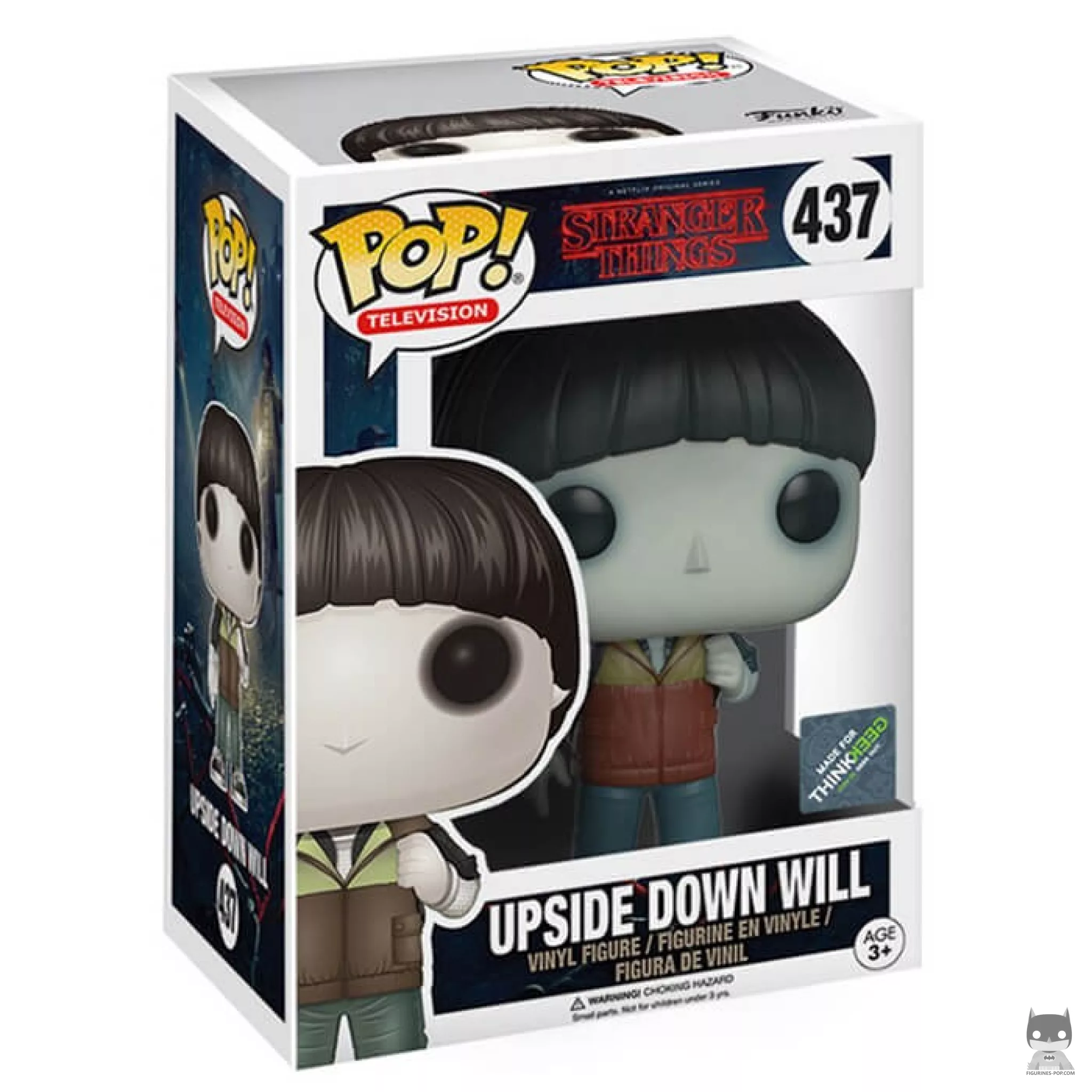 Figurine Funko POP Will Byers à l'envers avec boîte