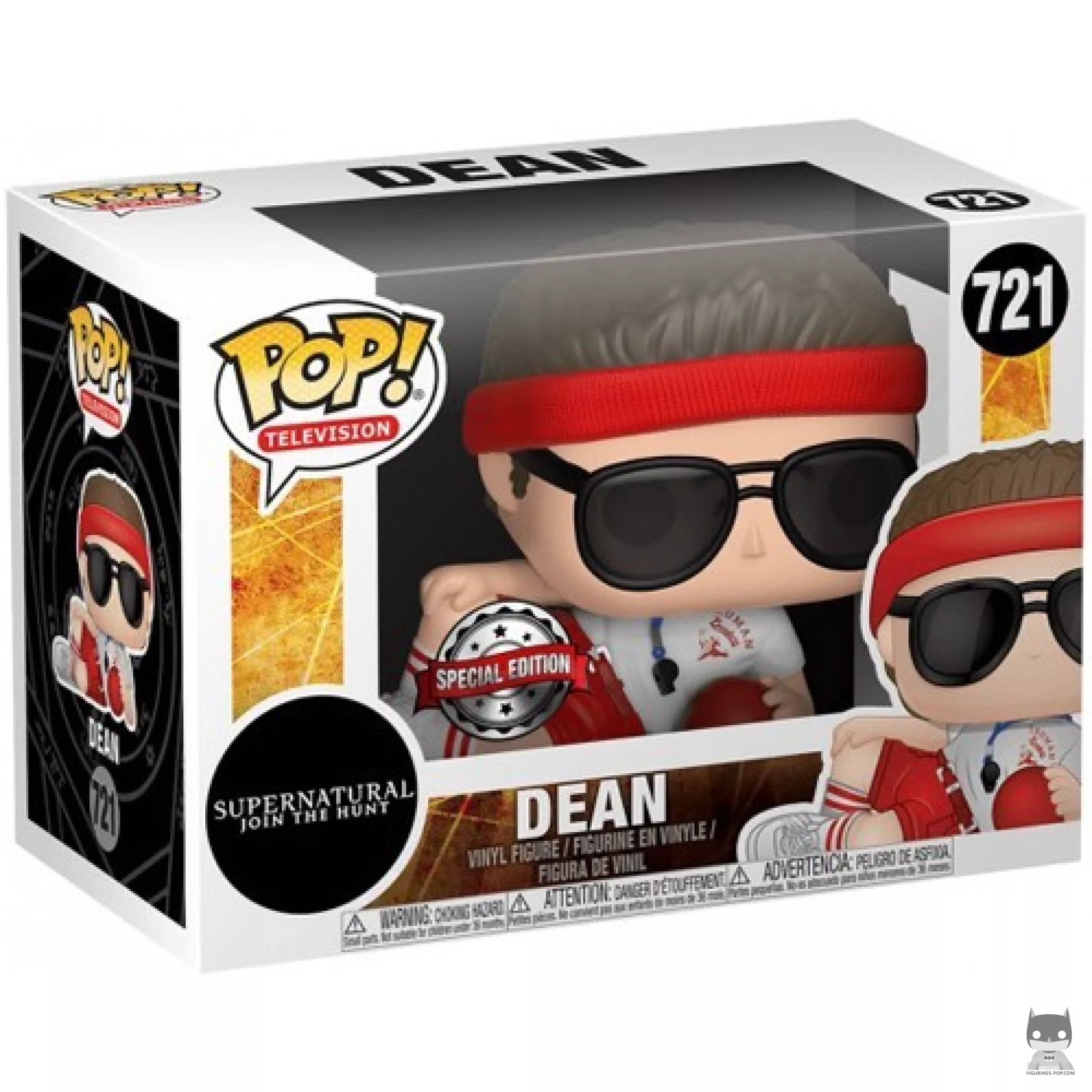 Figurine Funko POP Dean Winchester avec boîte
