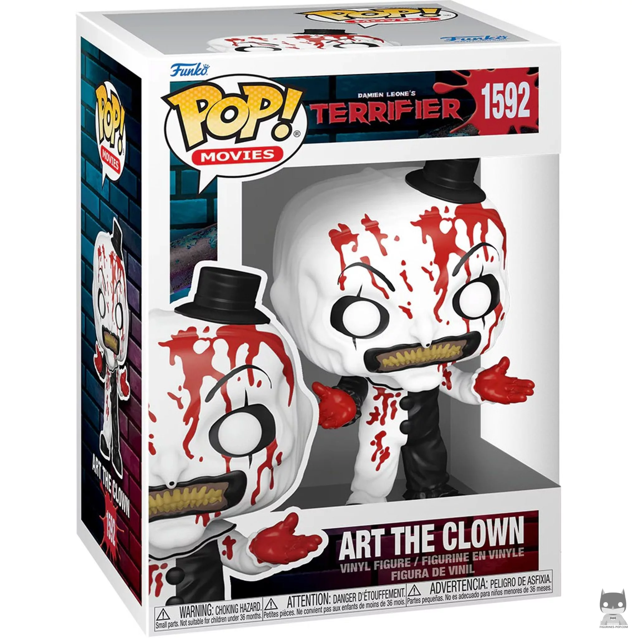 Figurine Funko POP Art le Clown (Bloody) avec boîte