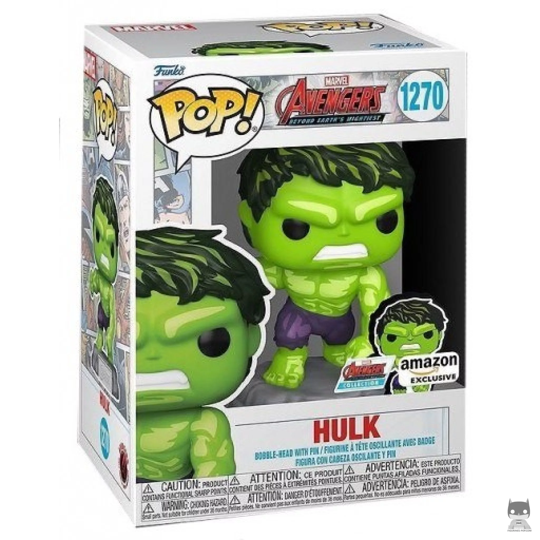 Figurine Funko POP Hulk avec boîte