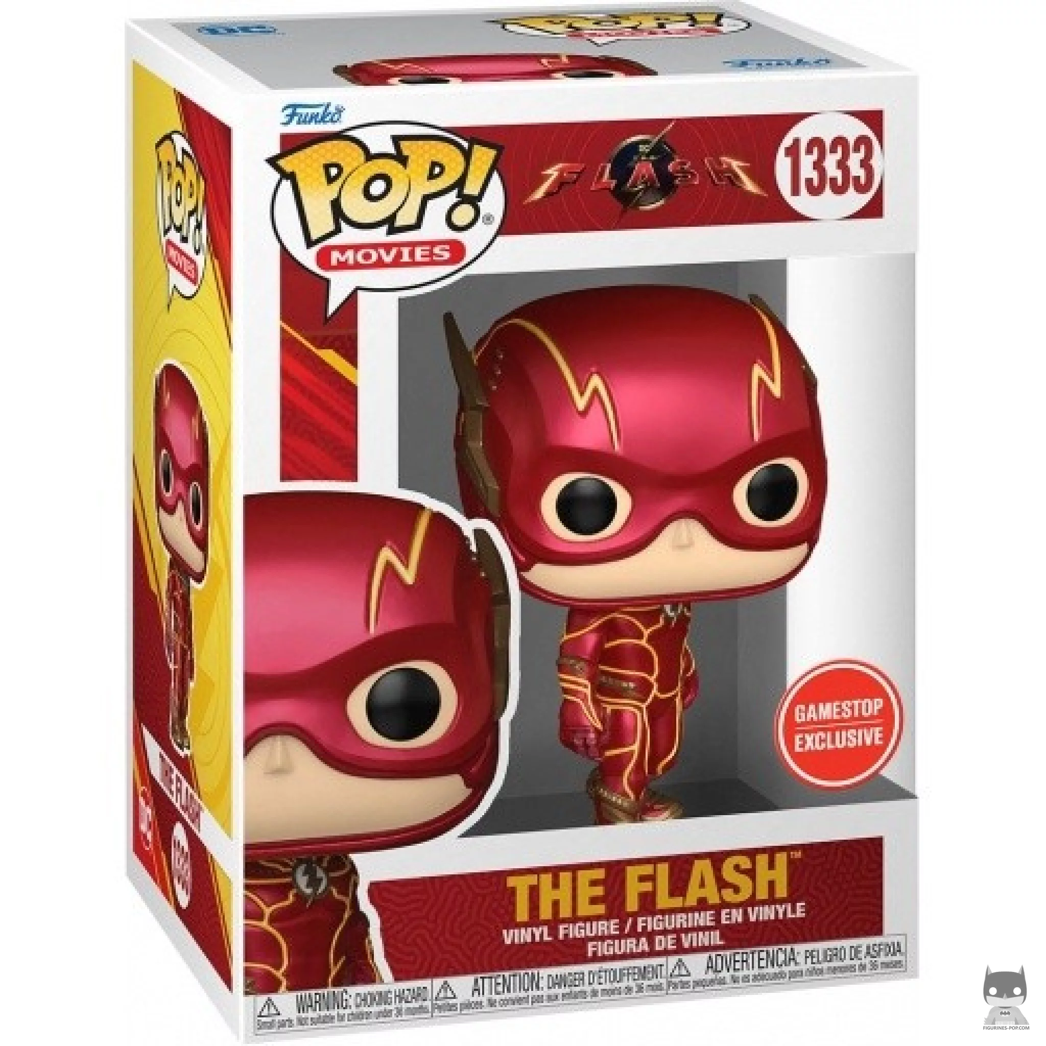 Figurine Funko POP Flash (Metallic) avec boîte