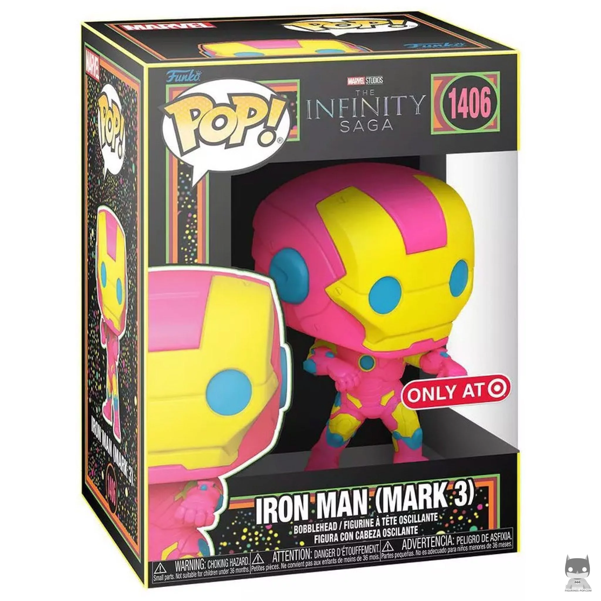 Figurine Funko POP Iron Man (Mark 3) avec boîte