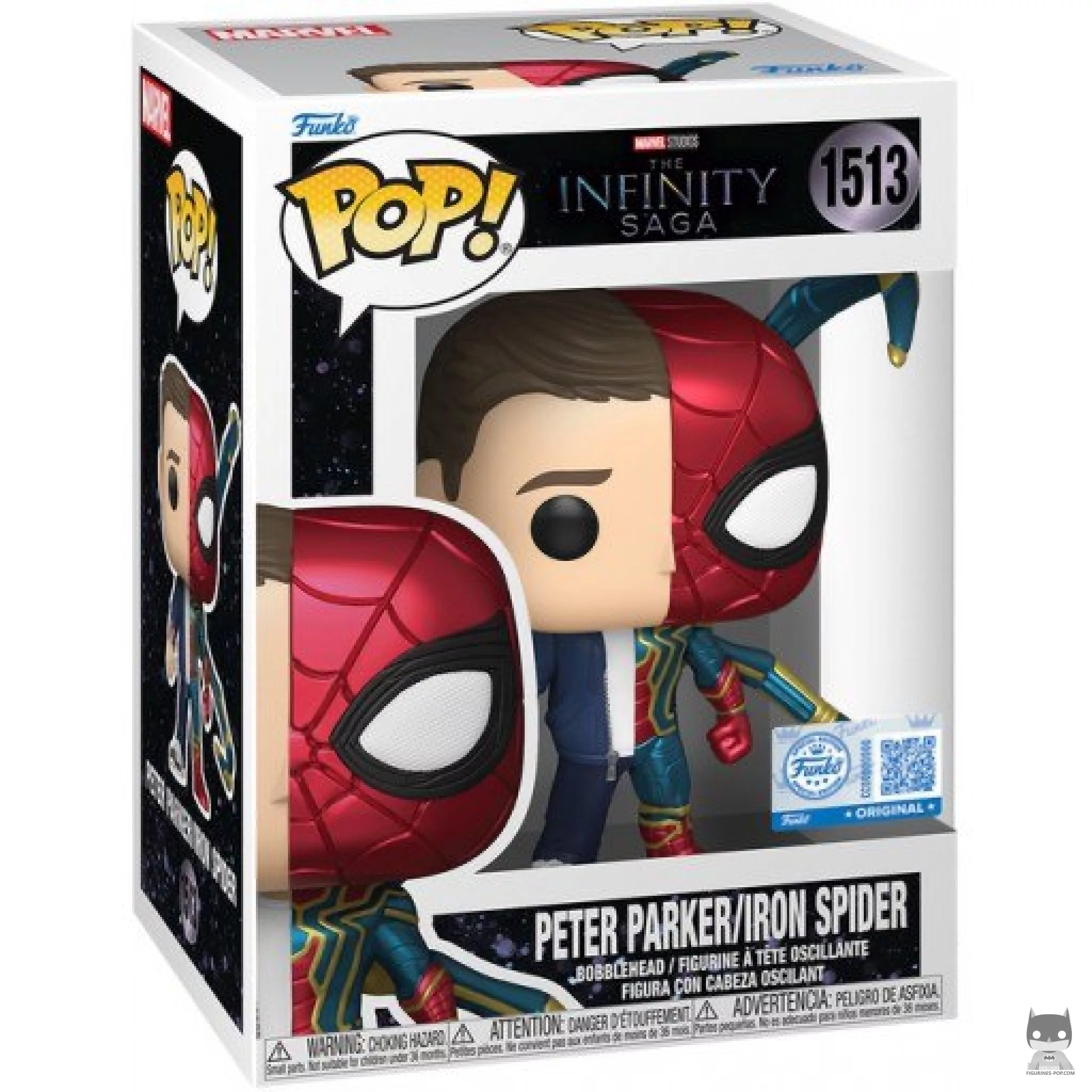Figurine Funko POP Peter Parker / Iron Spider avec boîte