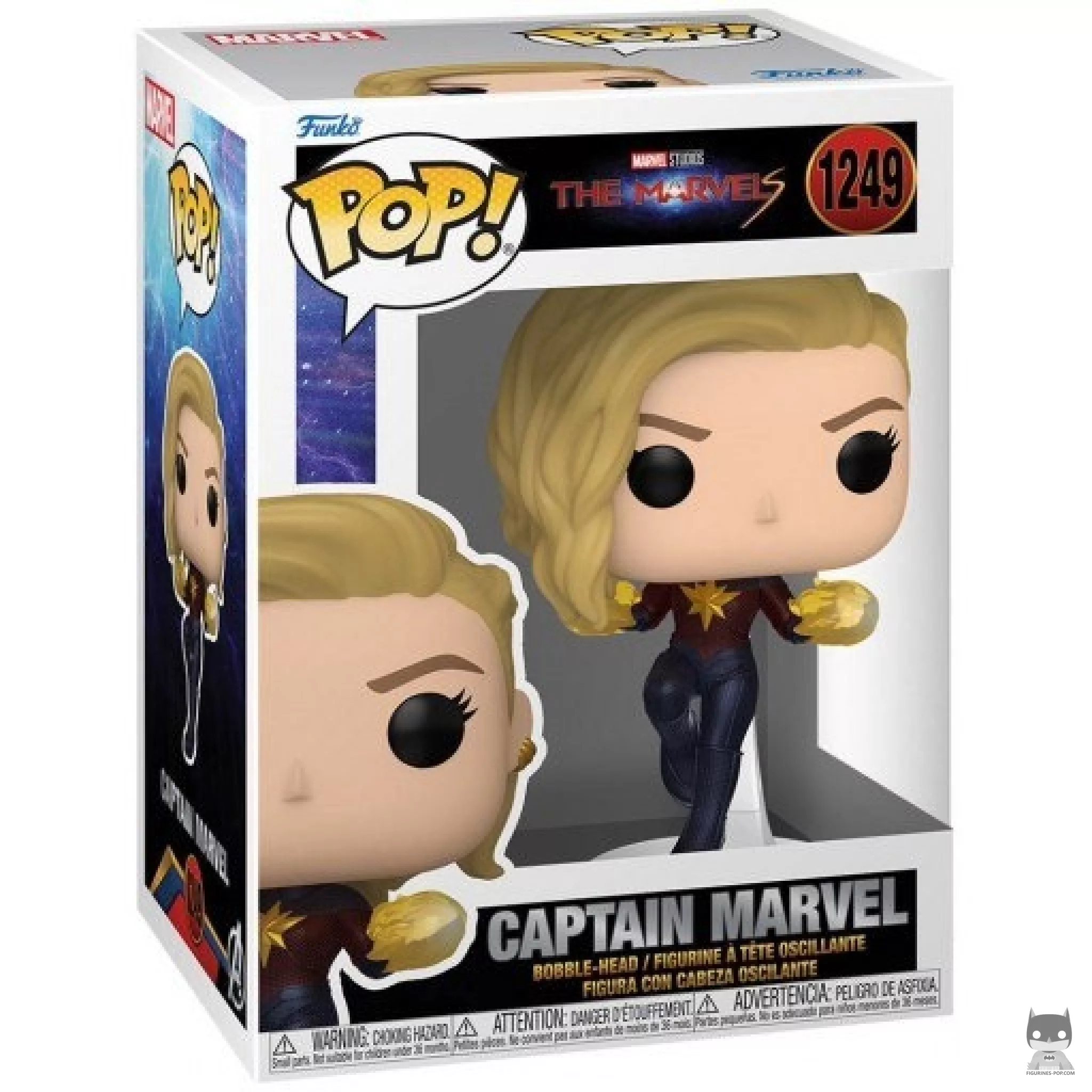 Figurine Funko POP Captain Marvel avec boîte