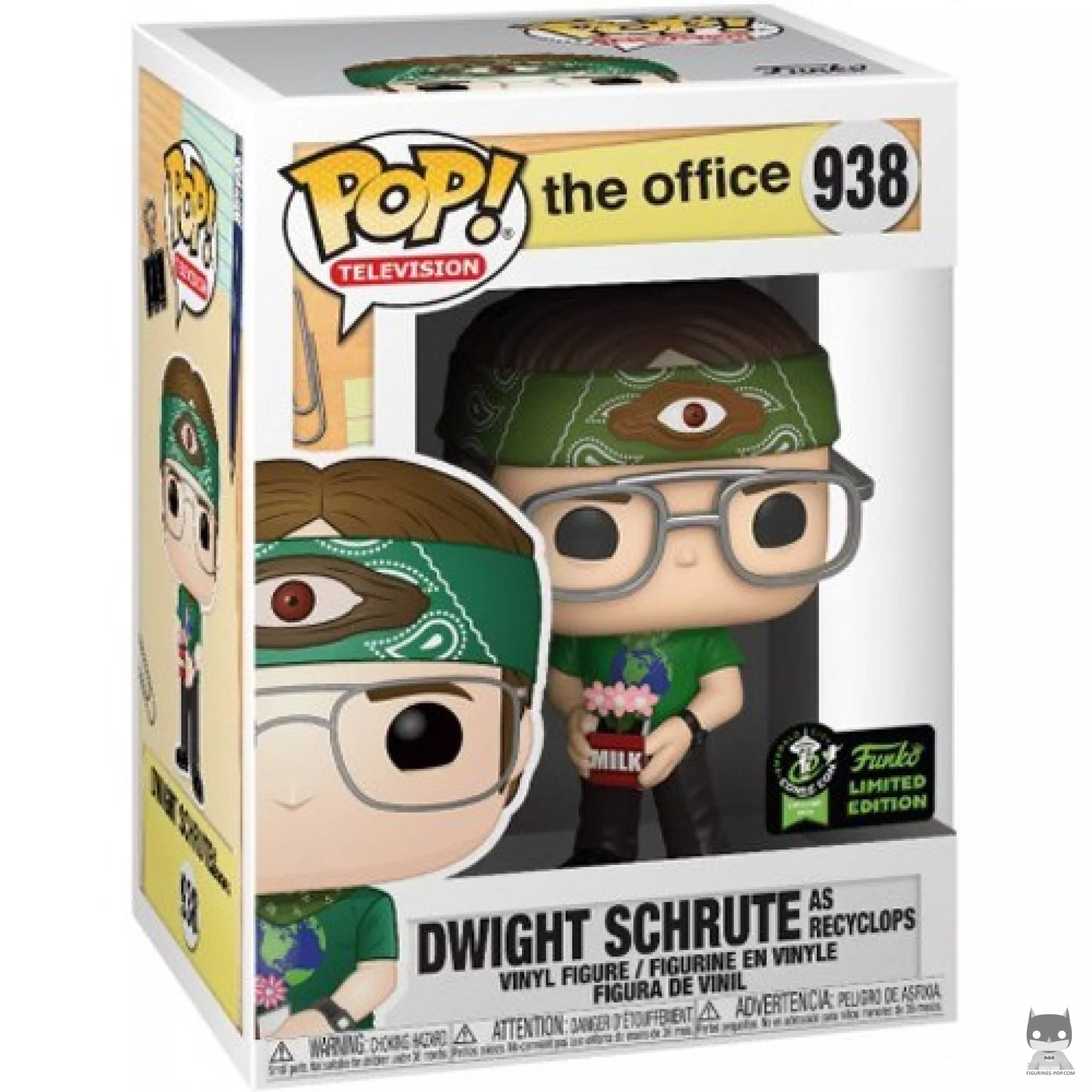 Figurine Funko POP Dwight Schrute en Recyclops avec boîte