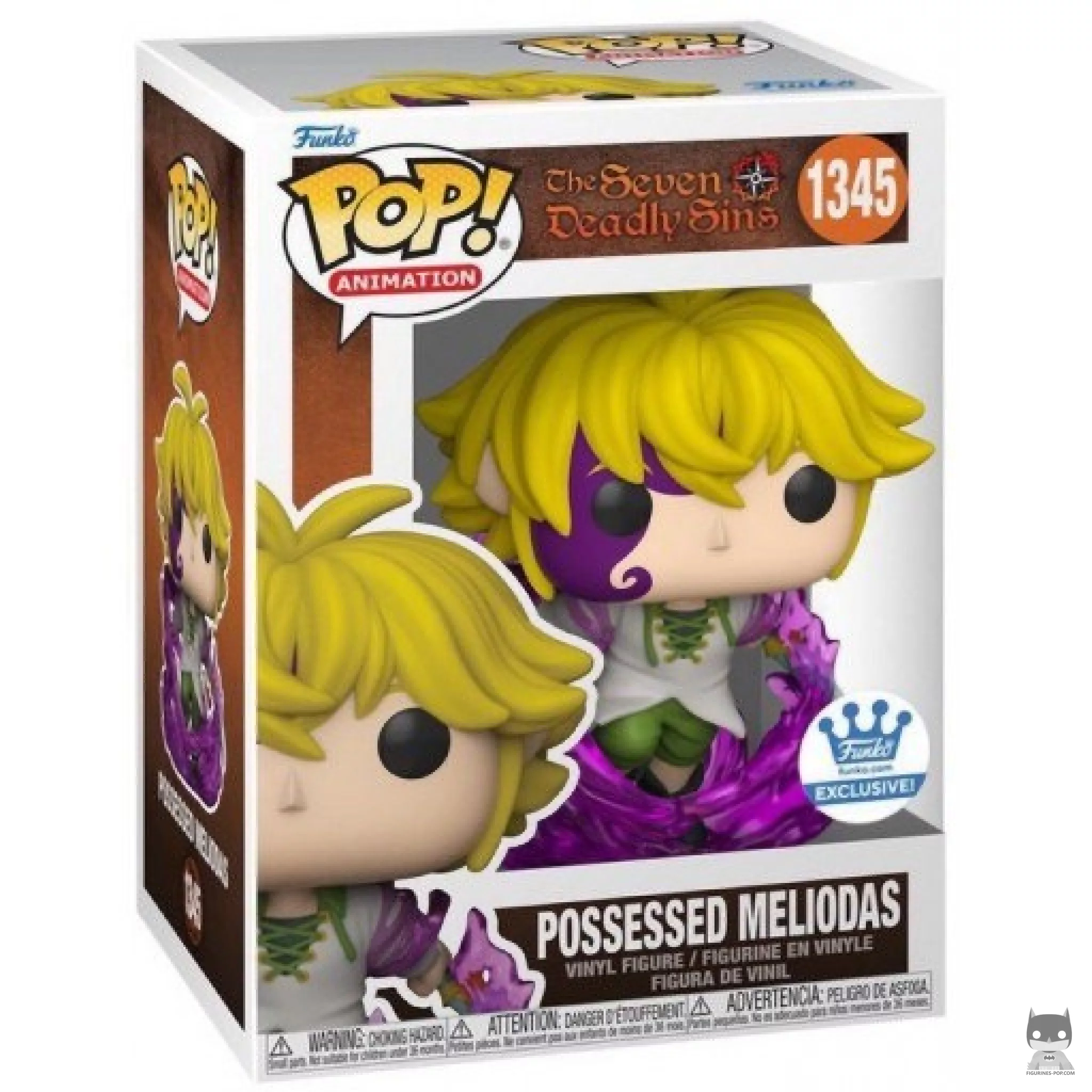 Figurine Funko POP Meliodas Possédé avec boîte