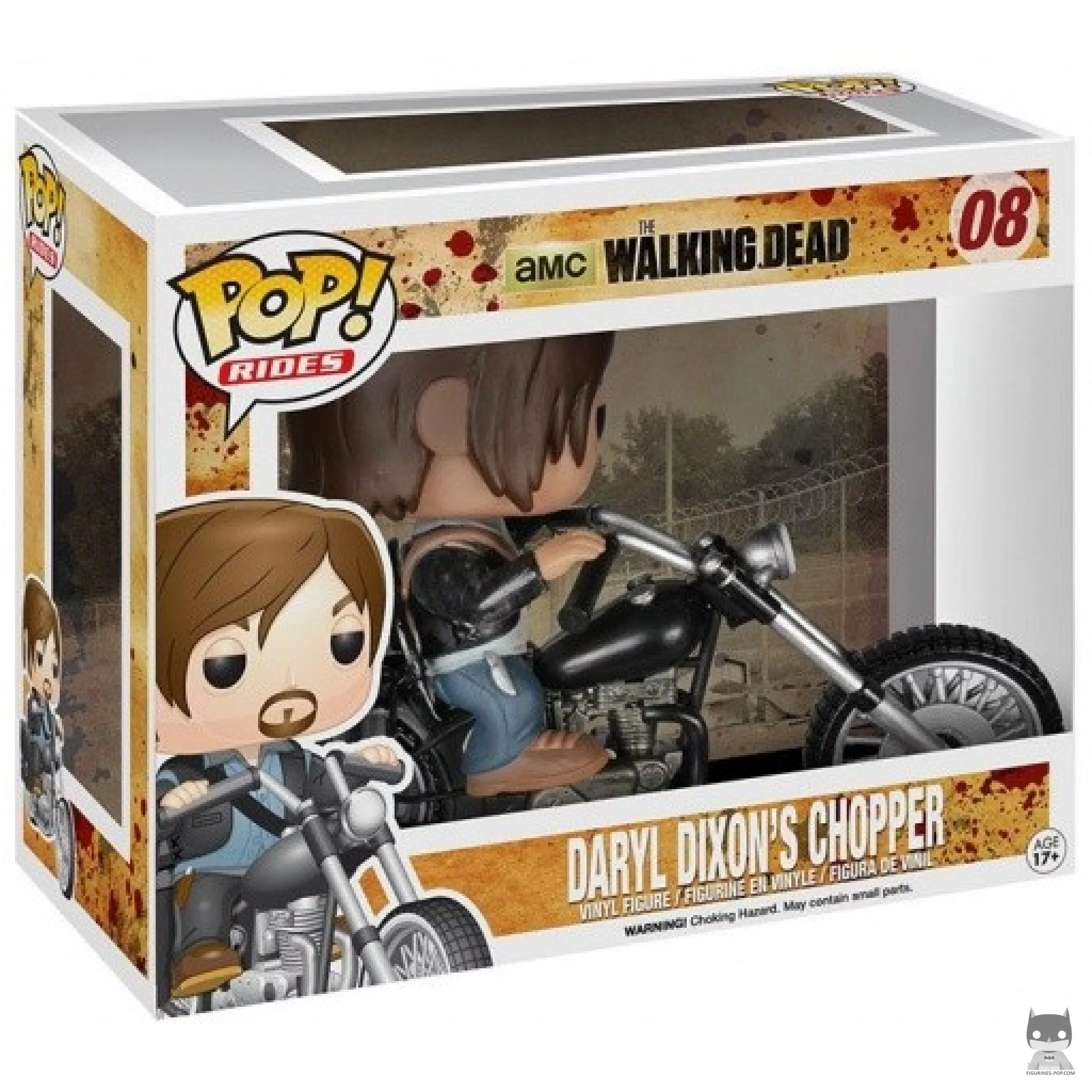 Figurine Funko POP Daryl Dixon's Chopper avec boîte