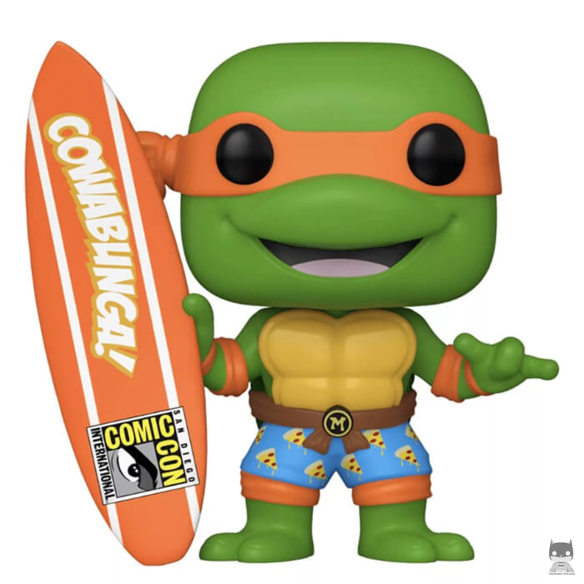 Figurine Funko POP Michelangelo avec une planche de surf (Tortues Ninja)