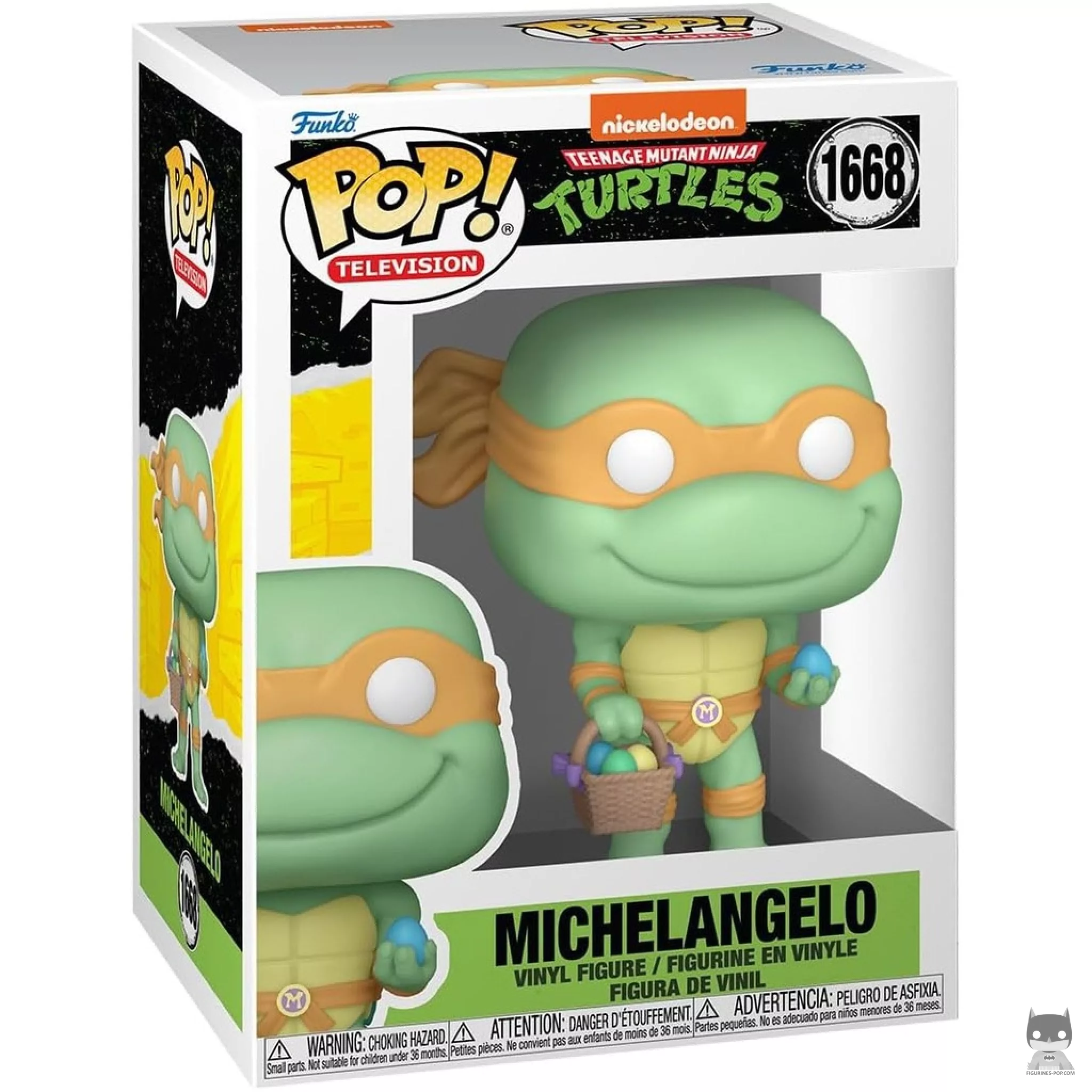 Figurine Funko POP Michelangelo (Pâques) avec boîte
