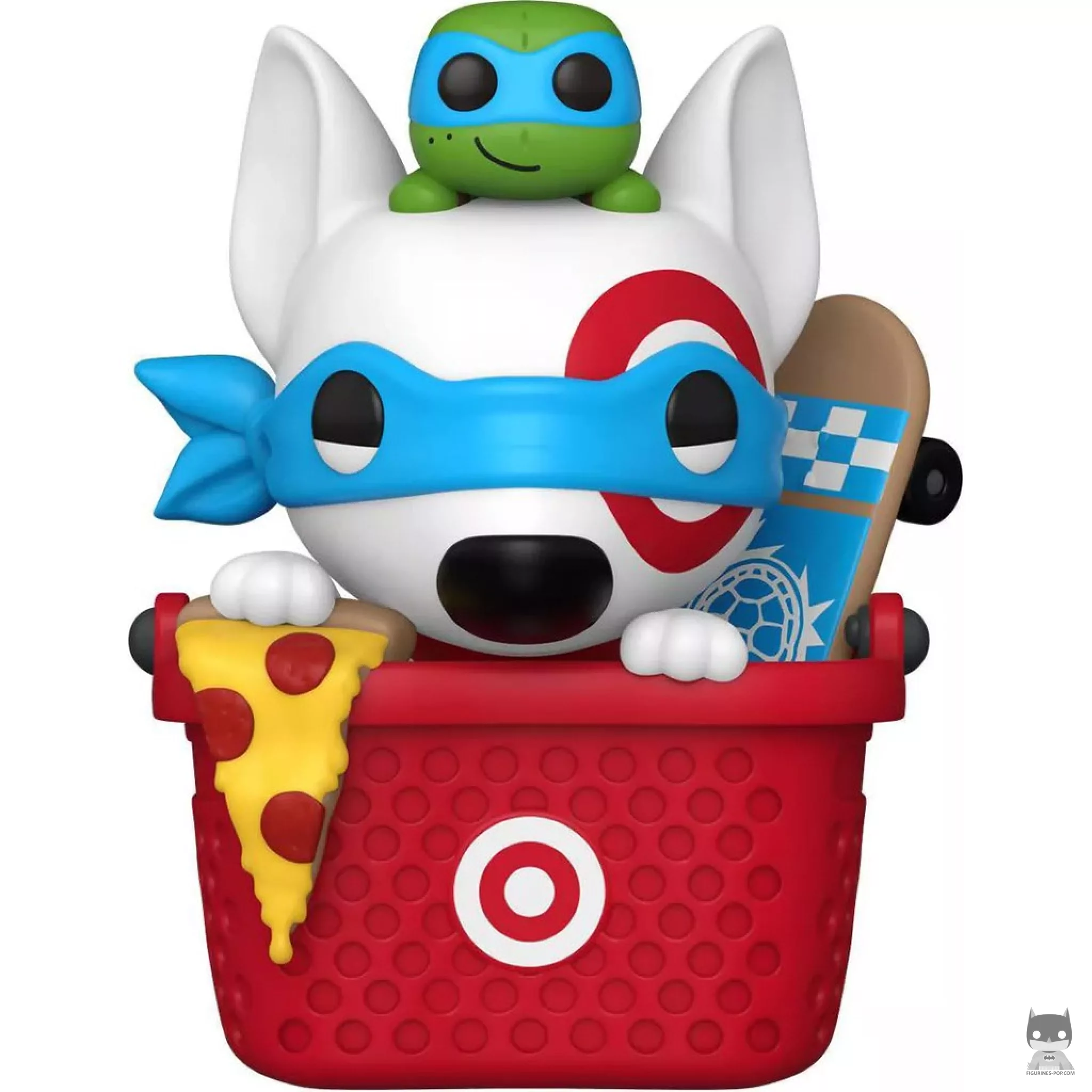 Figurine Funko POP Target Bullseye en masque de ninja avec Léo (Tortues Ninja)