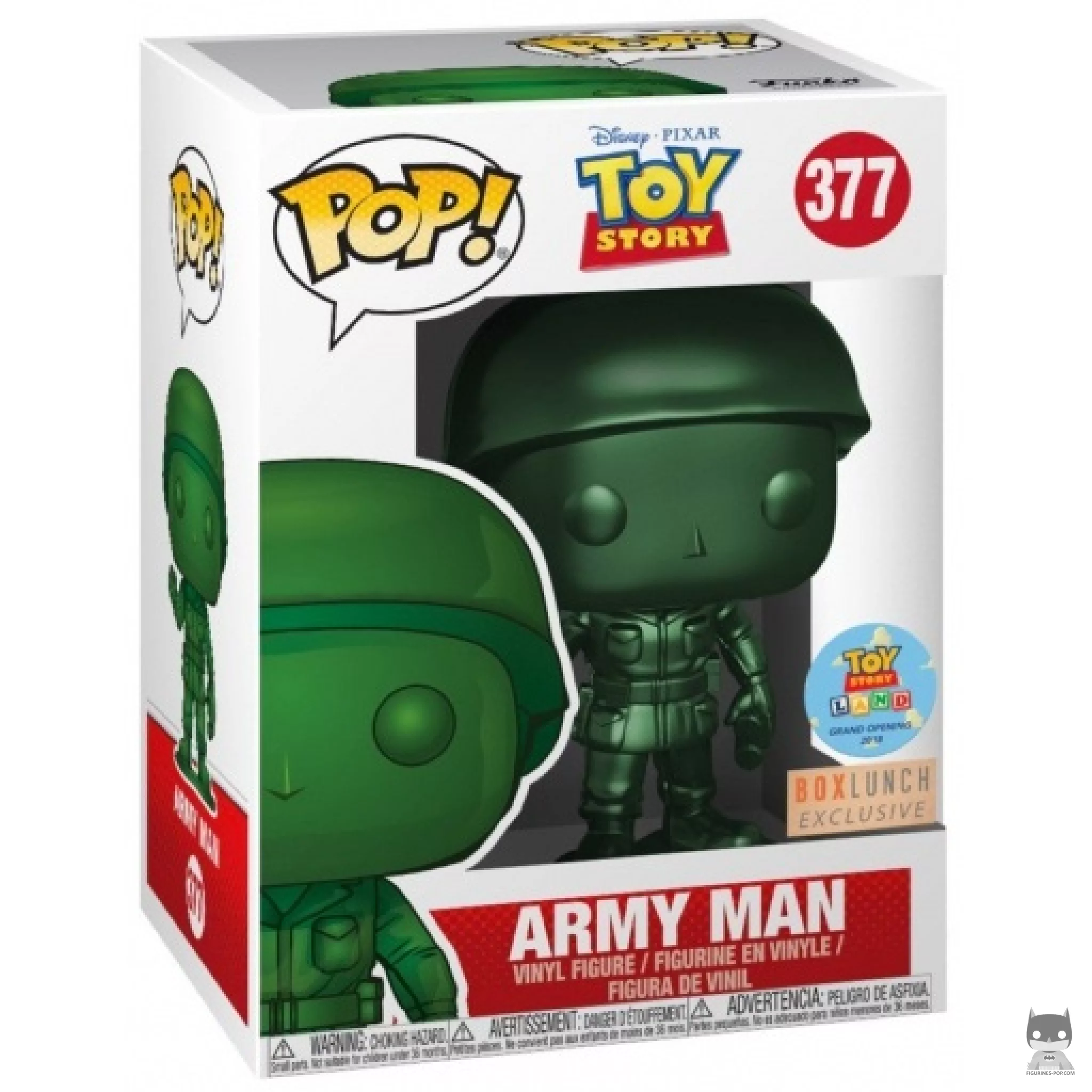 Figurine Funko POP Soldat vert (Metallic) avec boîte