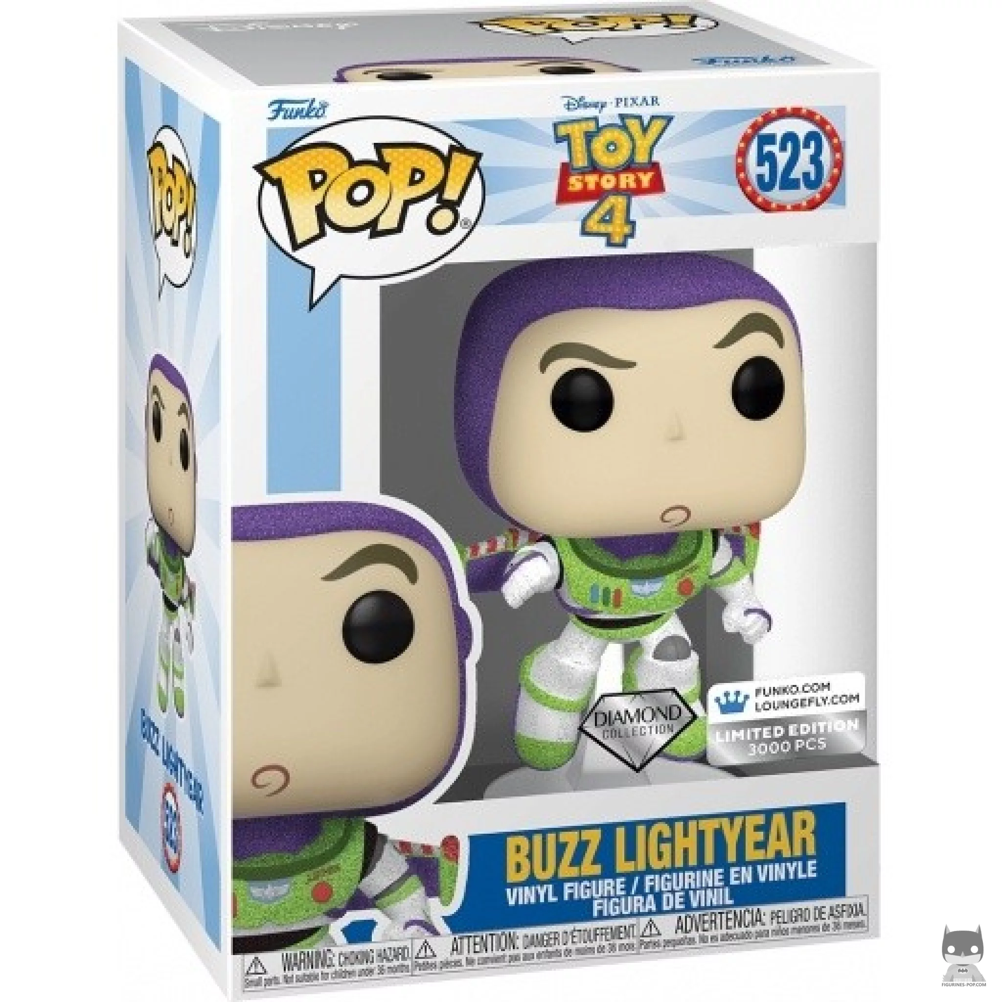 Figurine Funko POP Buzz l'Éclair (Diamond Glitter) avec boîte