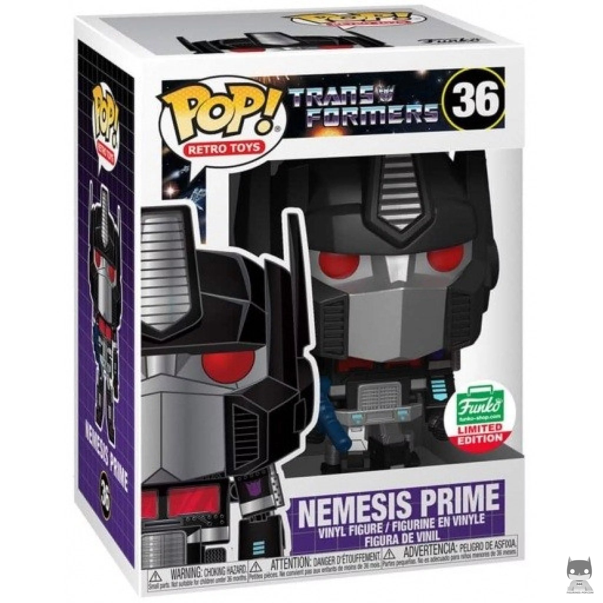 Figurine Funko POP Nemesis Prime avec boîte