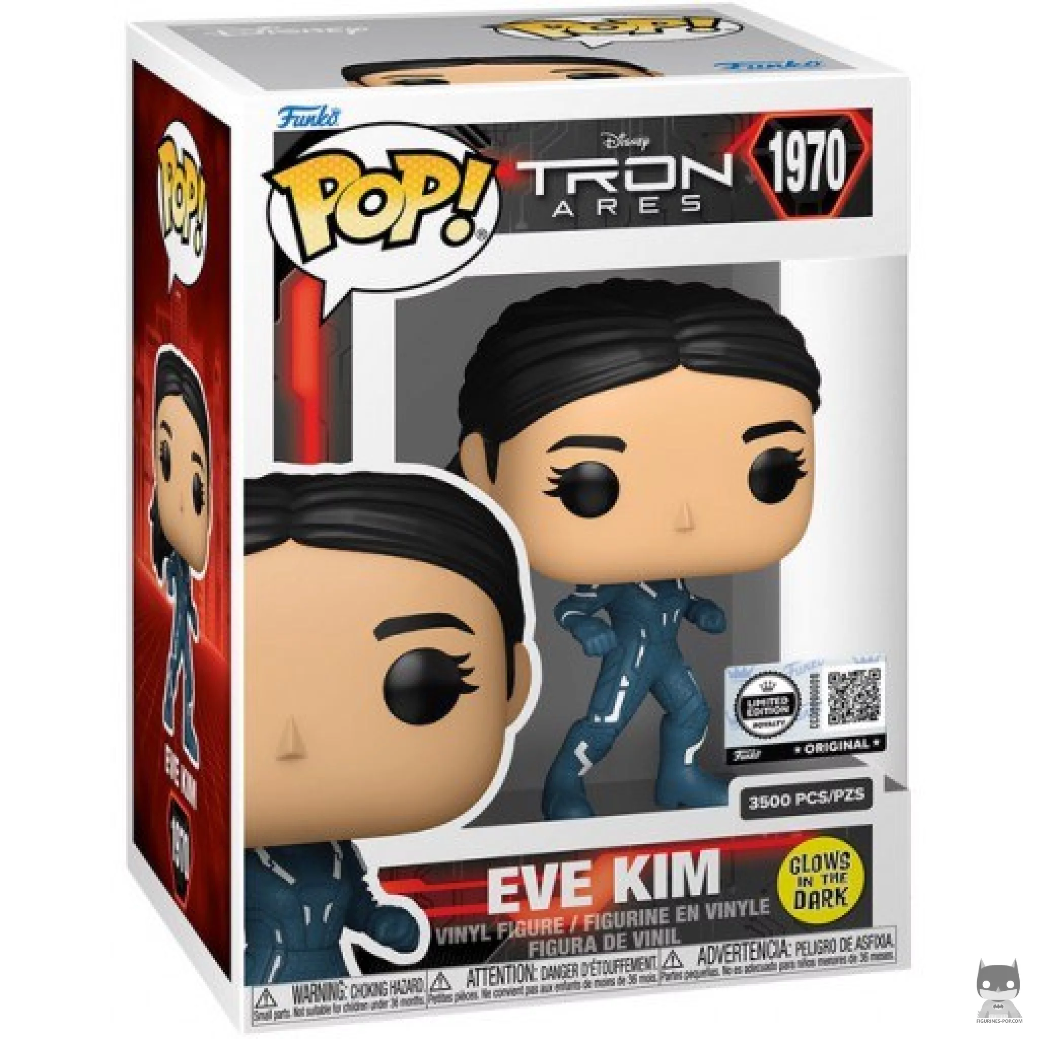 Figurine Funko POP Eve Kim (Glow in the Dark) avec boîte
