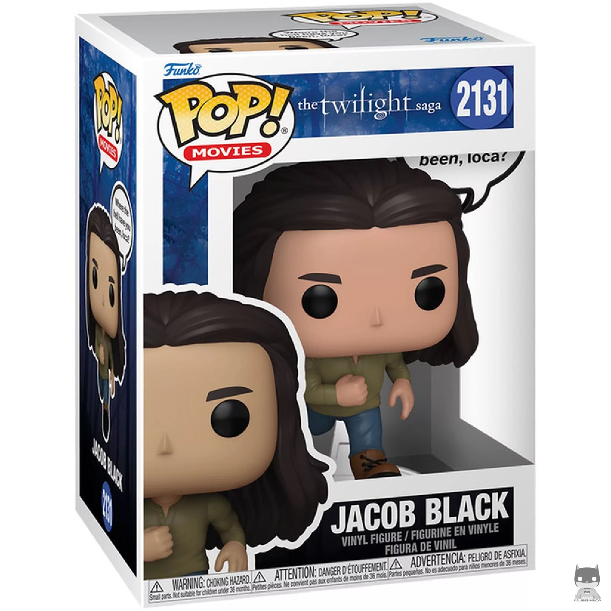 Figurine Funko POP Jacob Black (Where the Hell Have You Been, Loca?) avec boîte