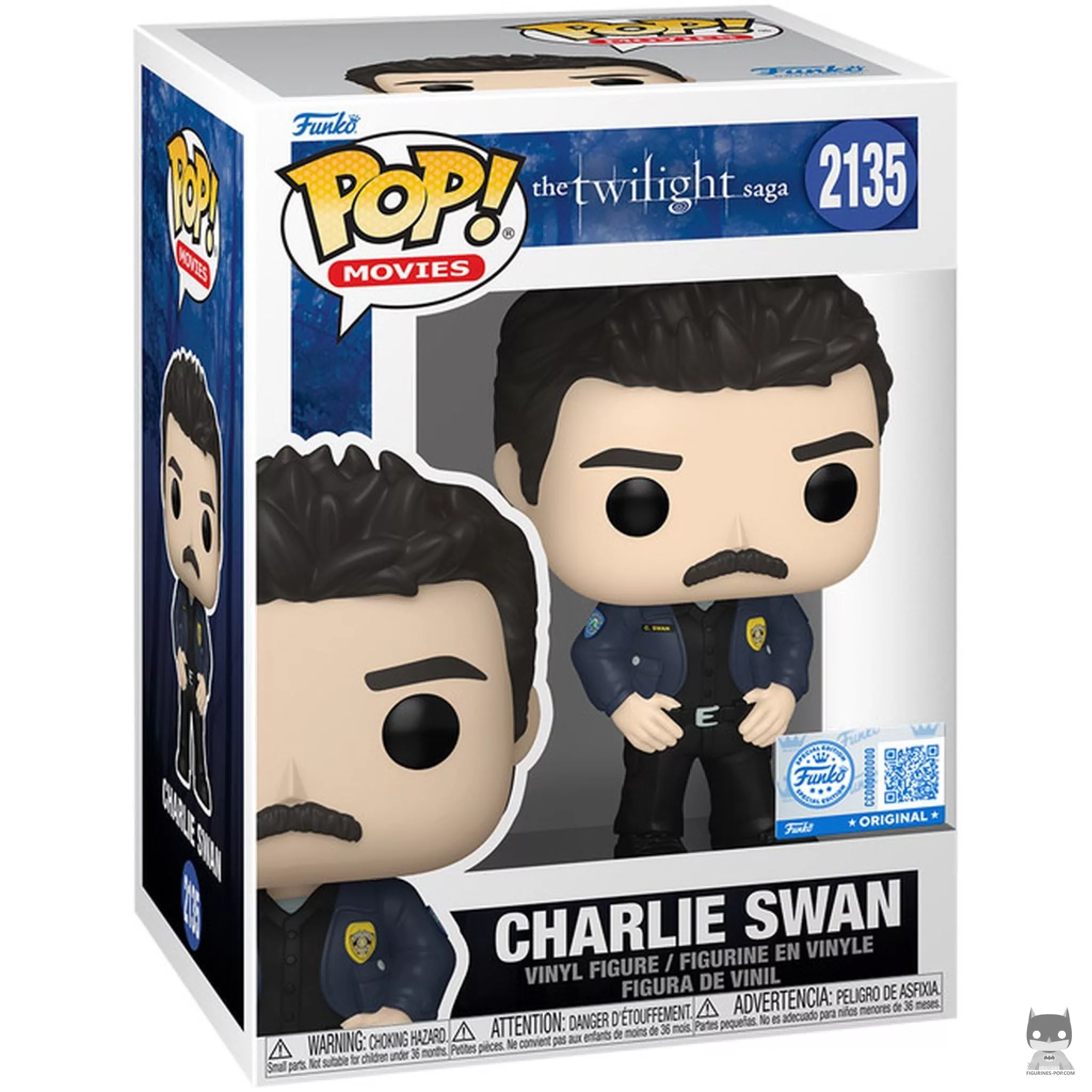 Figurine Funko POP Charlie Swan avec boîte