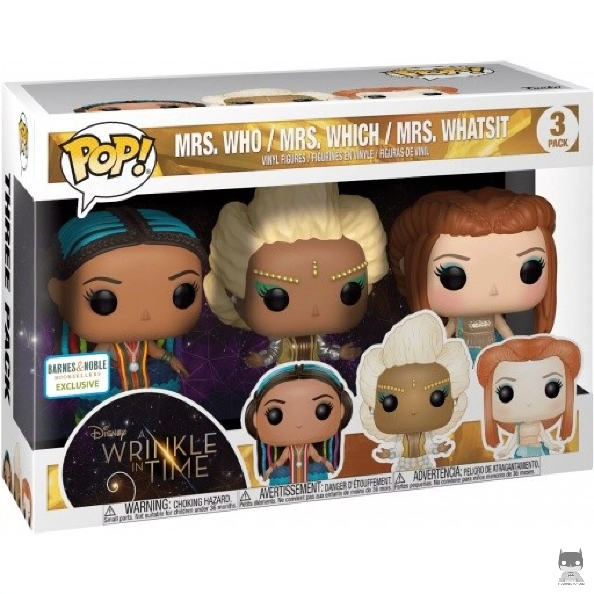 Figurine Funko POP Mme Qui, Mme Quidam & Mme Quiproquo avec boîte