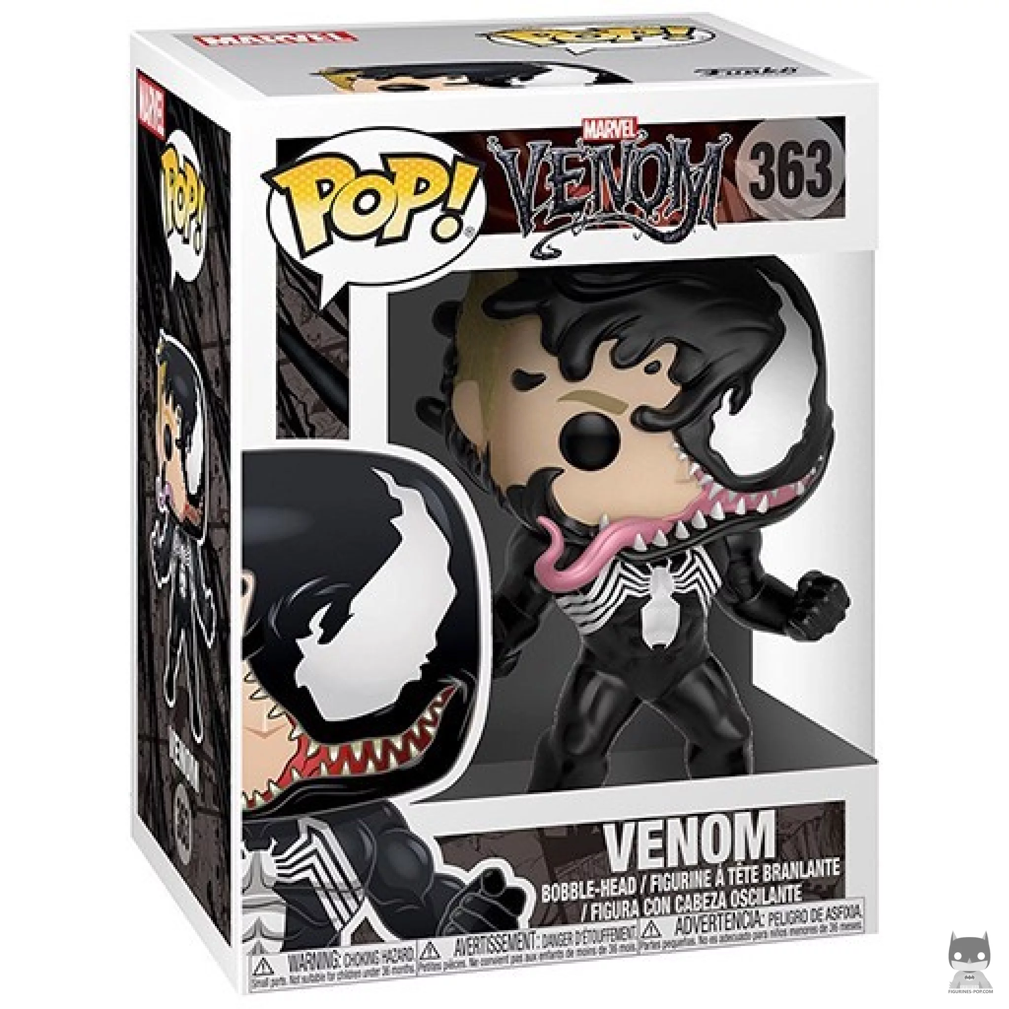 Figurine Funko POP Venom (Eddie Brock) avec boîte