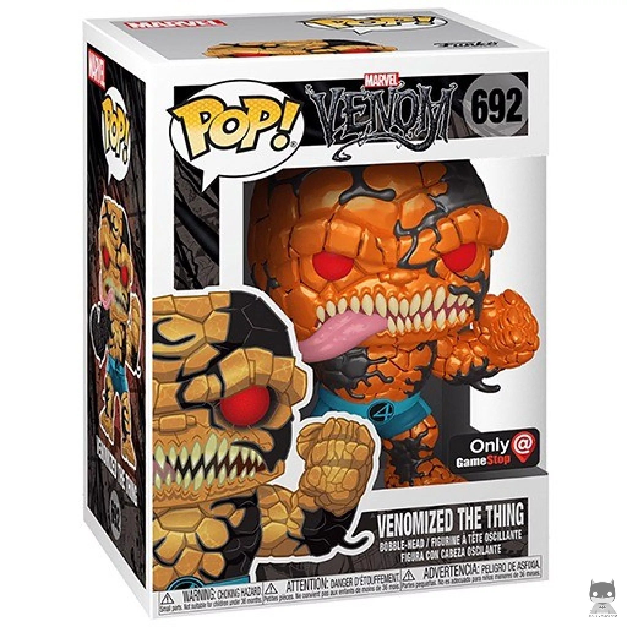 Figurine Funko POP La Chose Venom (Metallic) avec boîte