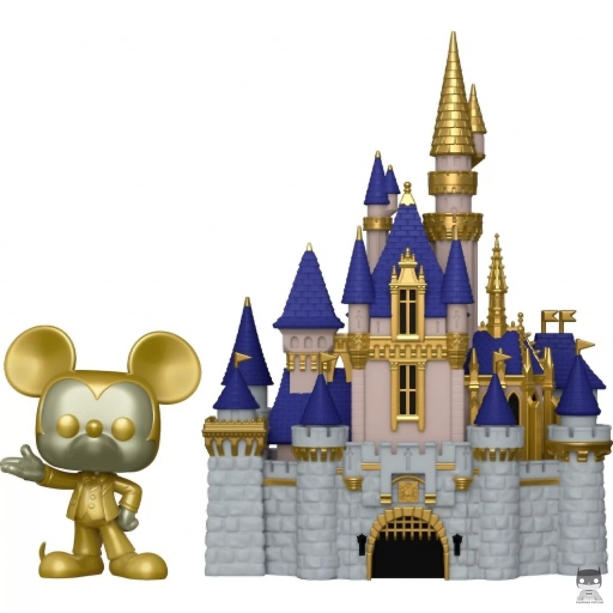 Figurine Funko POP Château de Cendrillon & Mickey Mouse (Doré) (Walt Disney World 50ème Anniversaire)