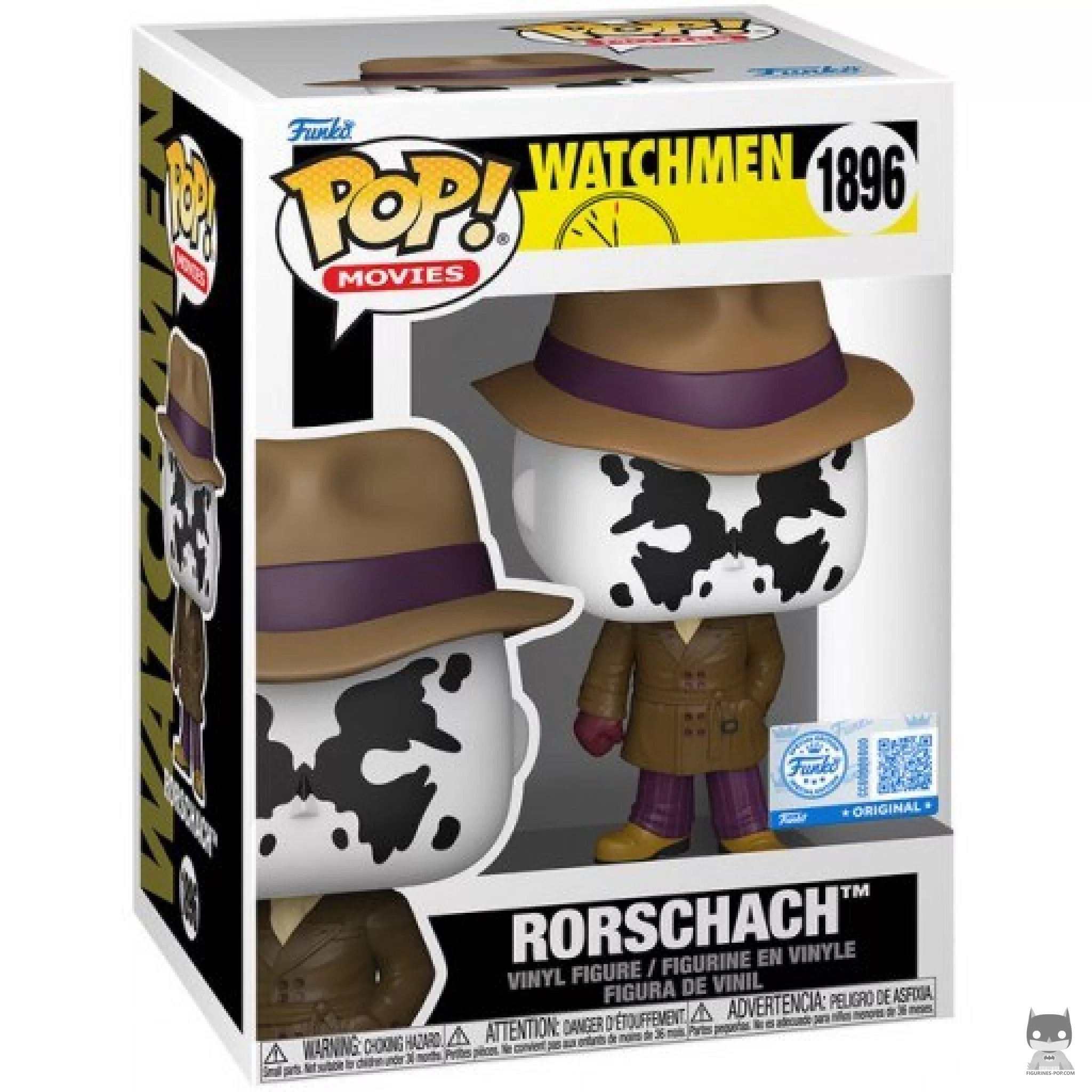 Figurine Funko POP Rorschach avec boîte