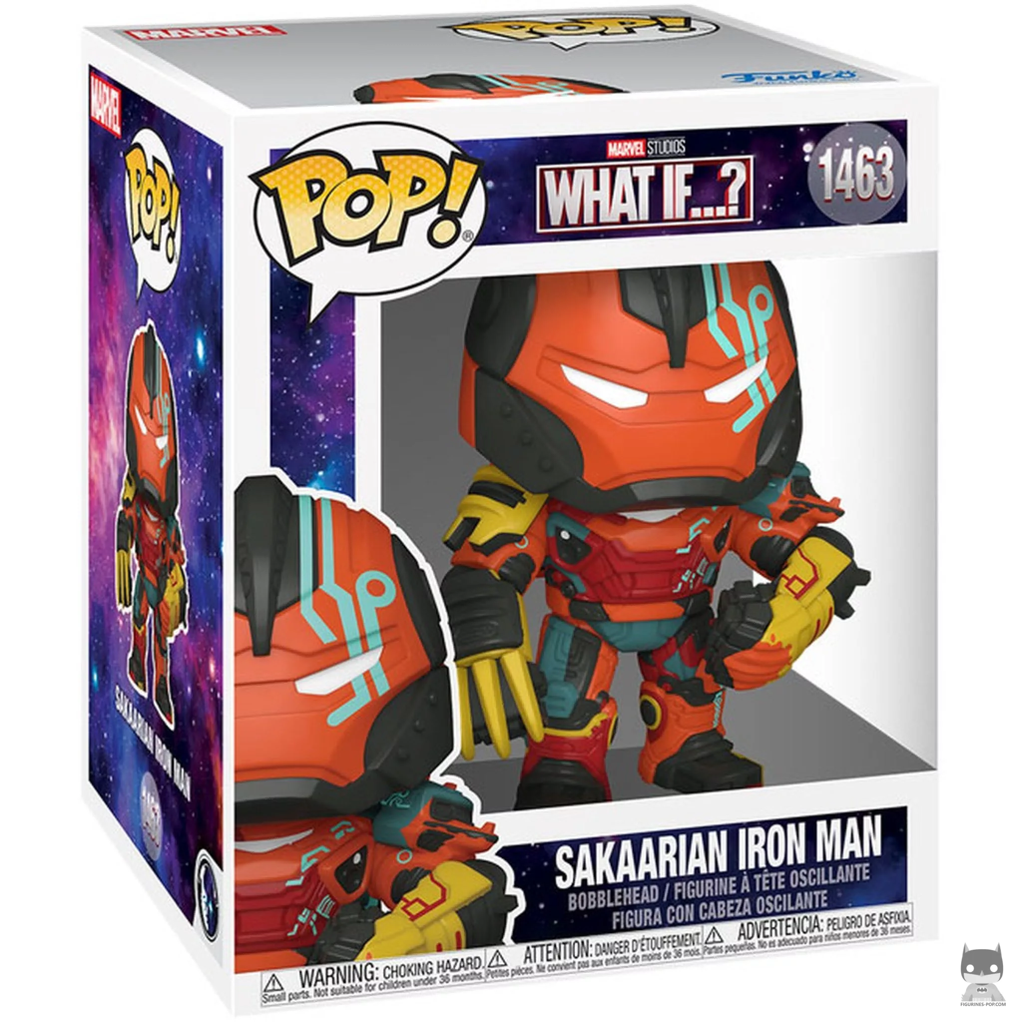 Figurine Funko POP Sakaarian Iron Man (Supersized) avec boîte