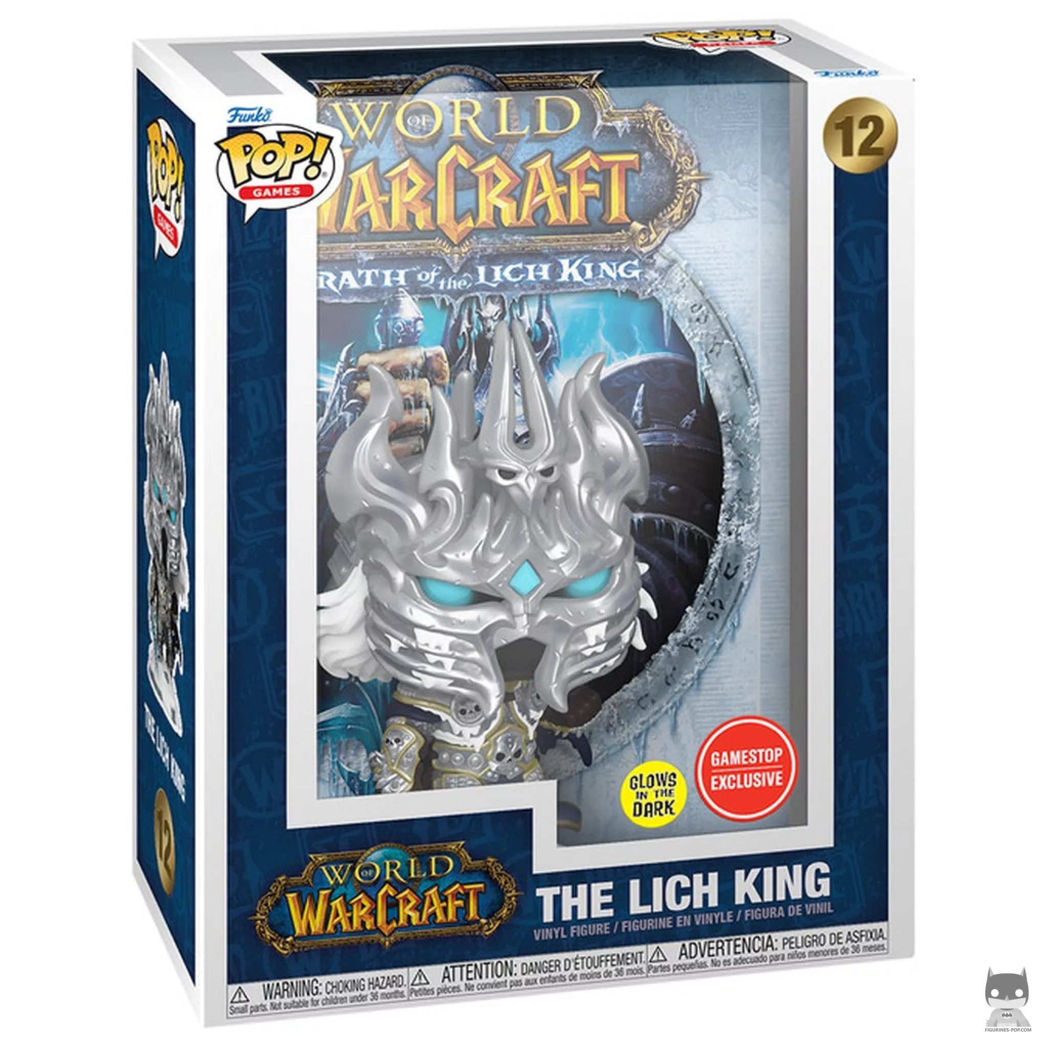 Figurine Funko POP Roi Liche (Game Covers & Glow in the Dark) avec boîte