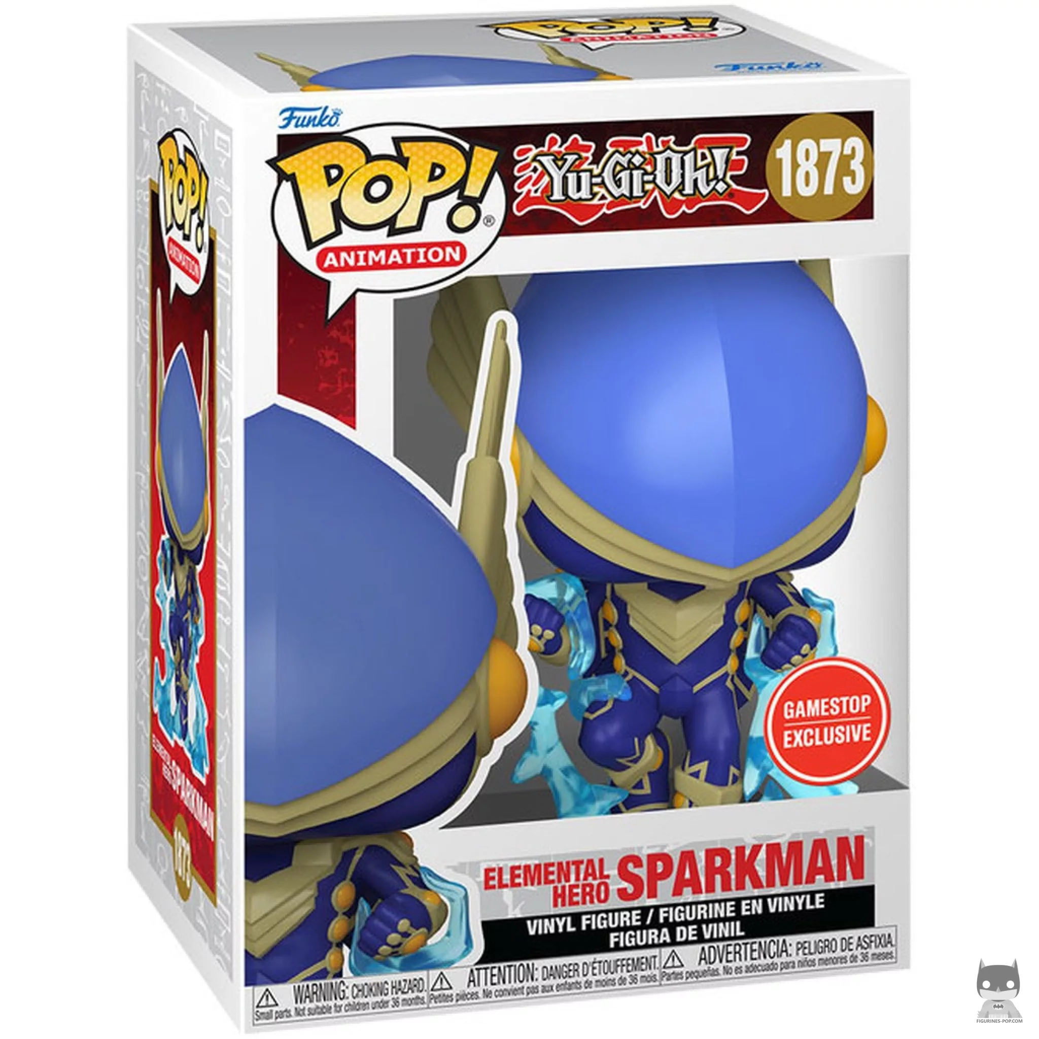 Figurine Funko POP Elemental Hero Sparkman avec boîte