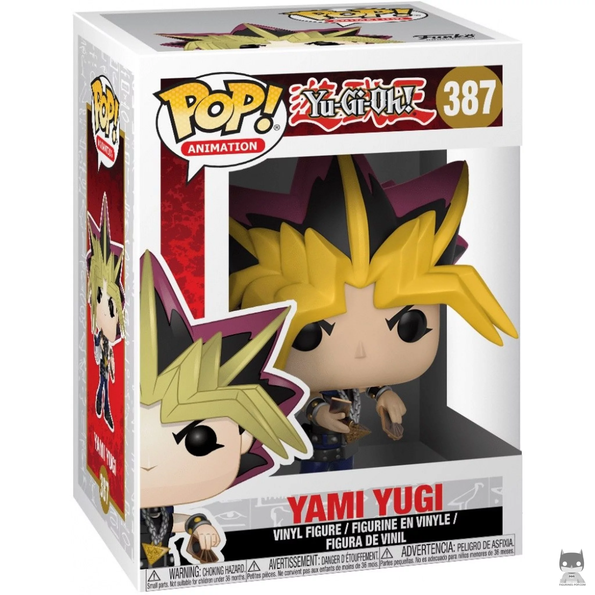 Figurine Funko POP Yami Yugi avec carte avec boîte