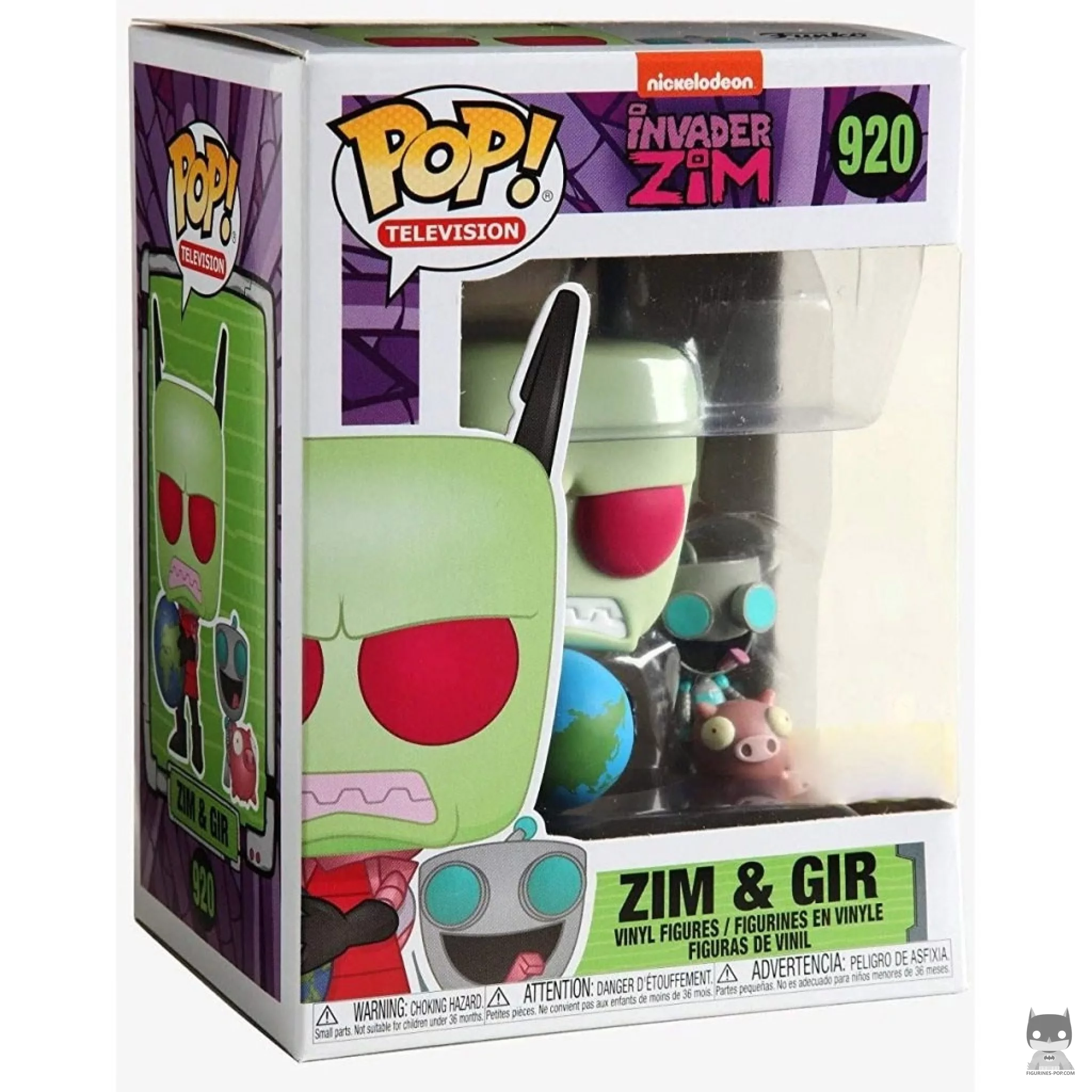 Figurine Funko POP Zim & Gir avec boîte