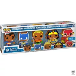 Superman Pain d'Epices, Batman Pain d'Epices, Aquaman Pain d'Epices, Wonder Woman Pain d'Epices & Flash Pain d'Epices