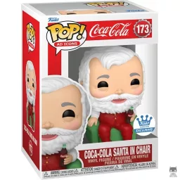 Père Noël Coca-Cola sur Fauteuil
