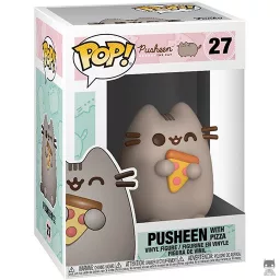 Pusheen avec pizza
