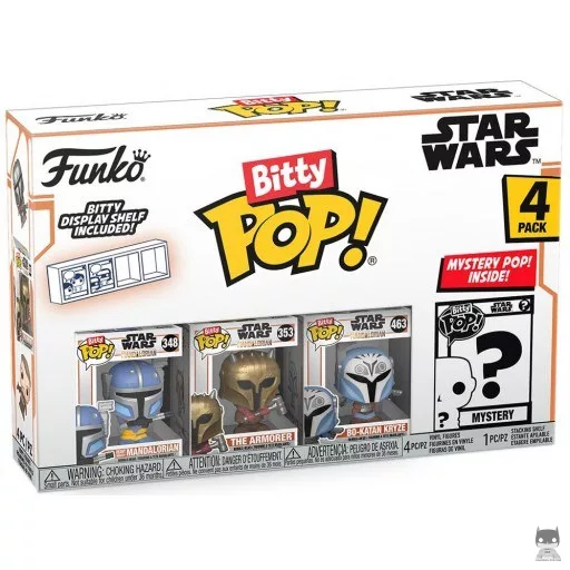 Figurine Funko POP Le Mandalorien (Série 1) (Multipack)