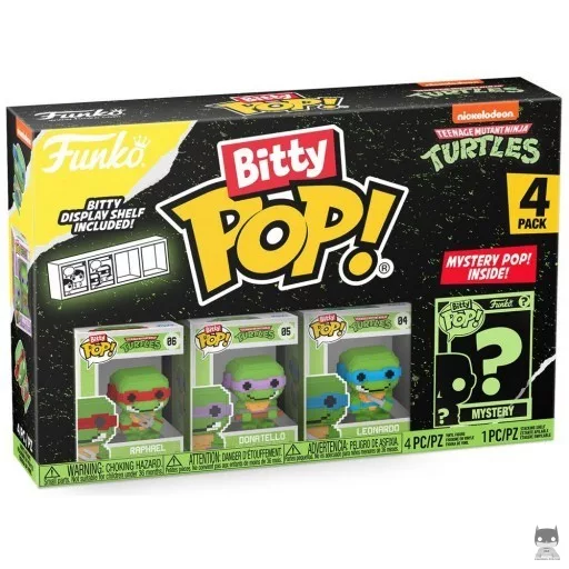 Figurine Funko POP Tortues Ninja (Série 4) (Bitty Pop!)