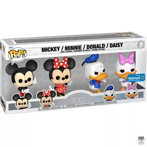 Figurine Funko POP Mickey Mouse, Minnie Mouse, Donald Duck & Daisy Duck (Exclusive)