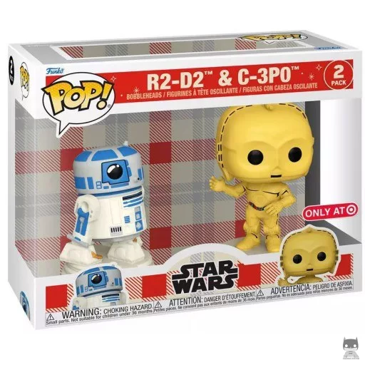 Figurine Funko POP R2-D2 & C-3Po (Retro Reimagined) (Exclusive)