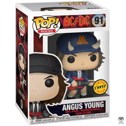 Figurine Funko POP Angus Young (Casquette Diable) (Chase) (AC/DC)