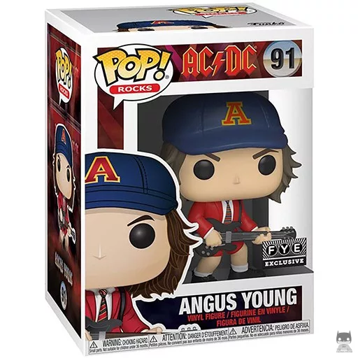 Figurine Funko POP Angus Young (Veste Rouge) (Exclusive)