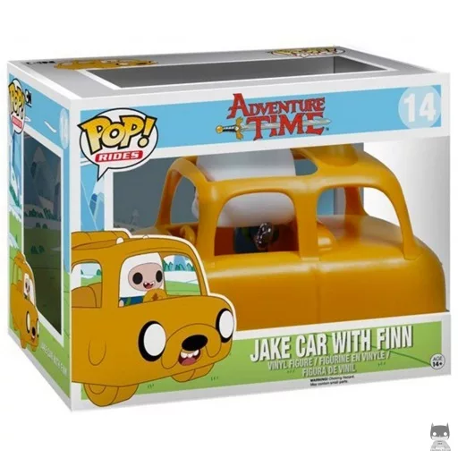 Figurine Funko POP Jake la Voiture avec Finn (Pop! Vinyl)
