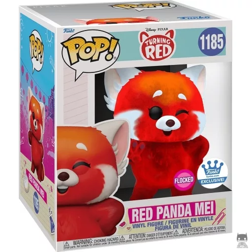 Figurine Funko POP Mei Panda Roux (Supersized & Flocked) (Flocked)