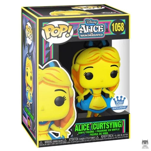 Figurine Funko POP Alice Révérence (Blacklight) (Funko Shop)